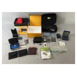 Collection of hearing aid accessories including