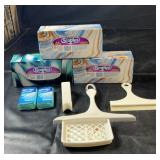 Three boxes of Scotties 3-ply tissues, two bars