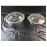 Pyrex and Anchor Glass Casserole DishesTwo