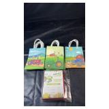 Farm-themed birthday party supplies featuring