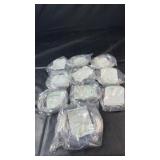 Nine Salter Labs REF 1600-7 adult nasal cannulas