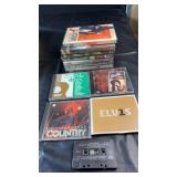 Mixed media collection with 8 DVDs, country m