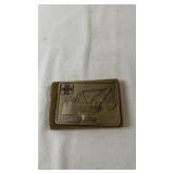 Bucyrus-Erie belt buckle featuring a detailed