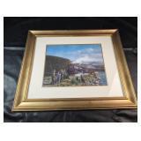 Lloyd Pretty Framed Train PrintFramed train