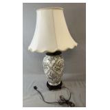 Decorative table lamp featuring a