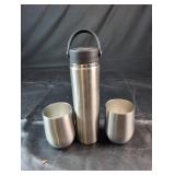 Stainless Steel Travel Bottle & CupsStainless