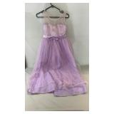 Beautiful lavender formal dress, approximately
