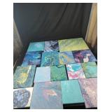 Hand Painted Pour Art Canvas CollectionA