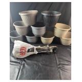 Plastic Plant Pots & Garden