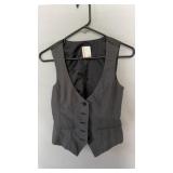 Smart Set tailored dress vest, size extra small.
