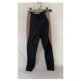 Black Reebok athletic leggings, size 04/23.