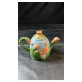 Decorative ceramic teapot by Henriksen Imports