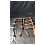 Pair of metal traction aids designed to provide