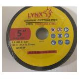 Sealed bundle of Lynx 5-inch cutting discs for