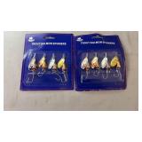 Two packages of Angler Tackle trout/salmon