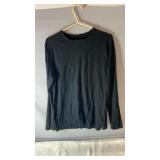 Black Cloudveil long sleeve shirt, size large,
