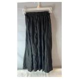 Black long flowing skirt, possibly size xs/small,