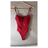 Red Wet Seal bodysuit, size small, with