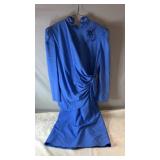 Blue Lolique Designs by Hildegarde Sausik dress,