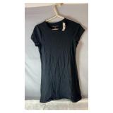 American Eagle black short-sleeve T-shirt dress,