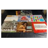 Collection of country and folk vinyl records