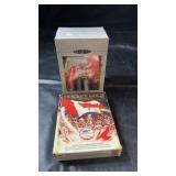 Two hockey collectible sets featuring a Legends
