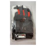 Pair of Clutch Gear work gloves in black, gray,