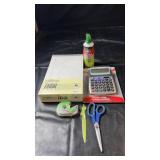 Office supplies featuring a dozen Ampad AccuPad