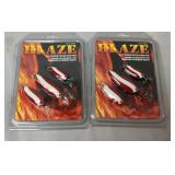 Two Blaze 3-piece premium casting spoon packs