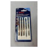 Pack of five Bosch T118AF T-shank jigsaw blades