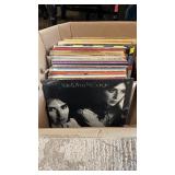 Collection of pop and soft rock vinyl records