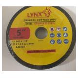 Sealed bundle of Lynx 5-inch cutting discs for