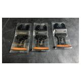 Three packaged AMZWEI curved-edge oscillating