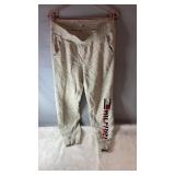 Tommy Hilfiger cream heathered jogger pants with