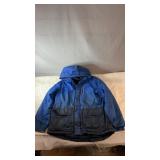 George blue and black hooded jacket, size extra