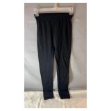 Black RM leggings, size small, with a wide