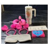 Bride-to-be themed collection with pink flamingo