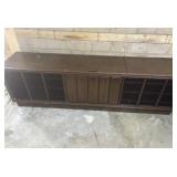 Vintage Capitol mid-century wooden console