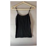 Black No Boundaries spaghetti strap top with a