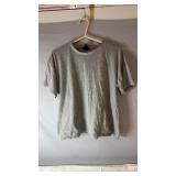 Grey Marvin short-sleeve T-shirt in size large,