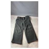 Old Navy gray fleece pants with drawstring waist