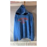 Blue Jack & Jones long-sleeve pullover hoodie,