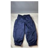 Blue Gusti pants with elastic waistband and