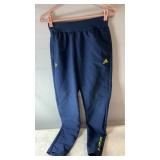 Adidas Nemeziz blue athletic soccer pants with