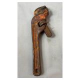 Heavy-duty adjustable pipe wrench with