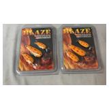 Two Blaze 3-piece premium casting spoon packs