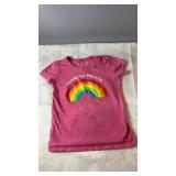 Pink short-sleeve T-shirt from The Childrenï¿½s