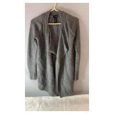 Gray DEX knit sweater, size extra small, with