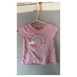 Pink short sleeve Mini Kids T-shirt, size 6, with
