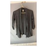 Dynamite gray open-front cardigan, size Medium,